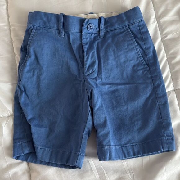 J Crew Factory Blue Boys' Gramercy flex chino short size 6 - Picture 3 of 5
